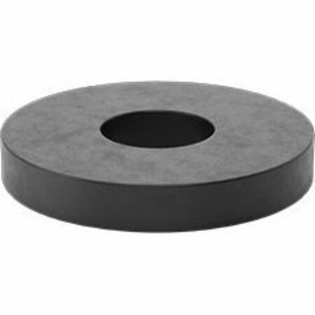 BSC PREFERRED Weather-Resistant EPDM Rubber Sealing Washers for 1/4 Screw Size 0.23 ID 5/8 OD Black, 100PK 90130A027